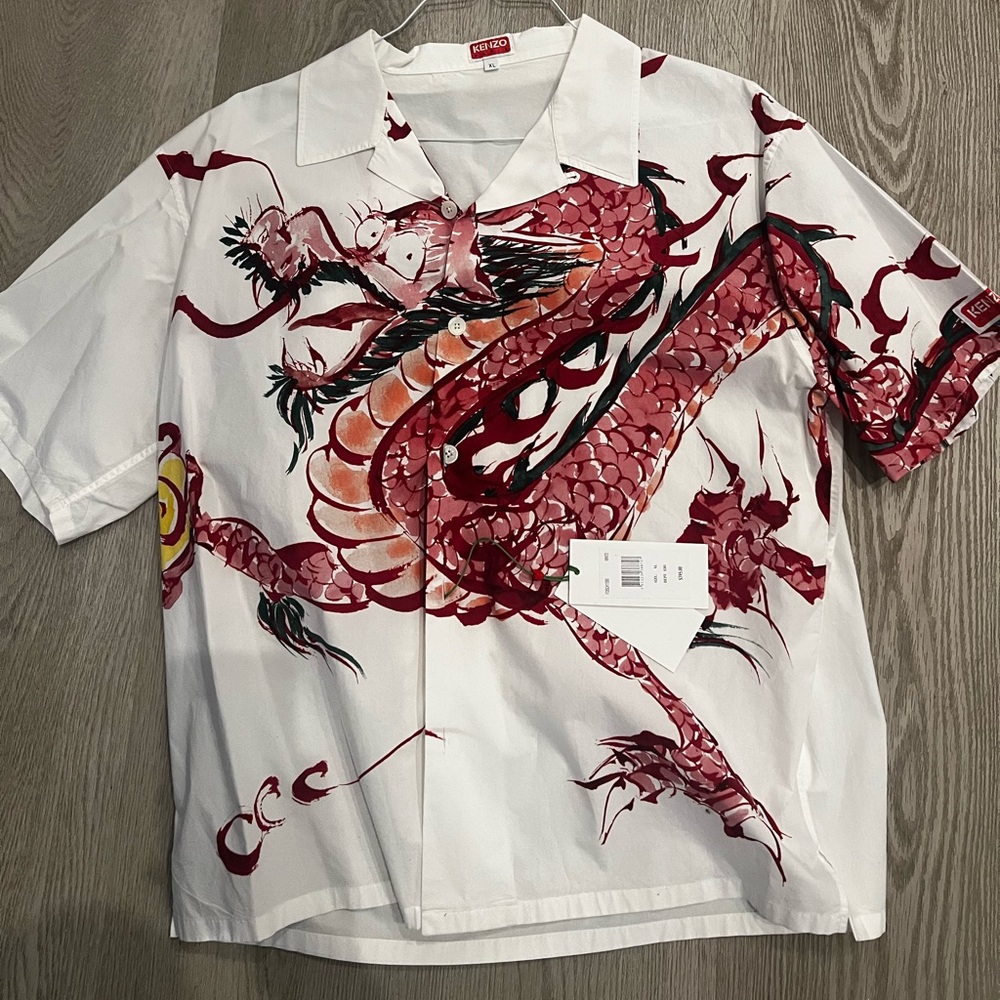 Kenzo Dragon Print Shirt